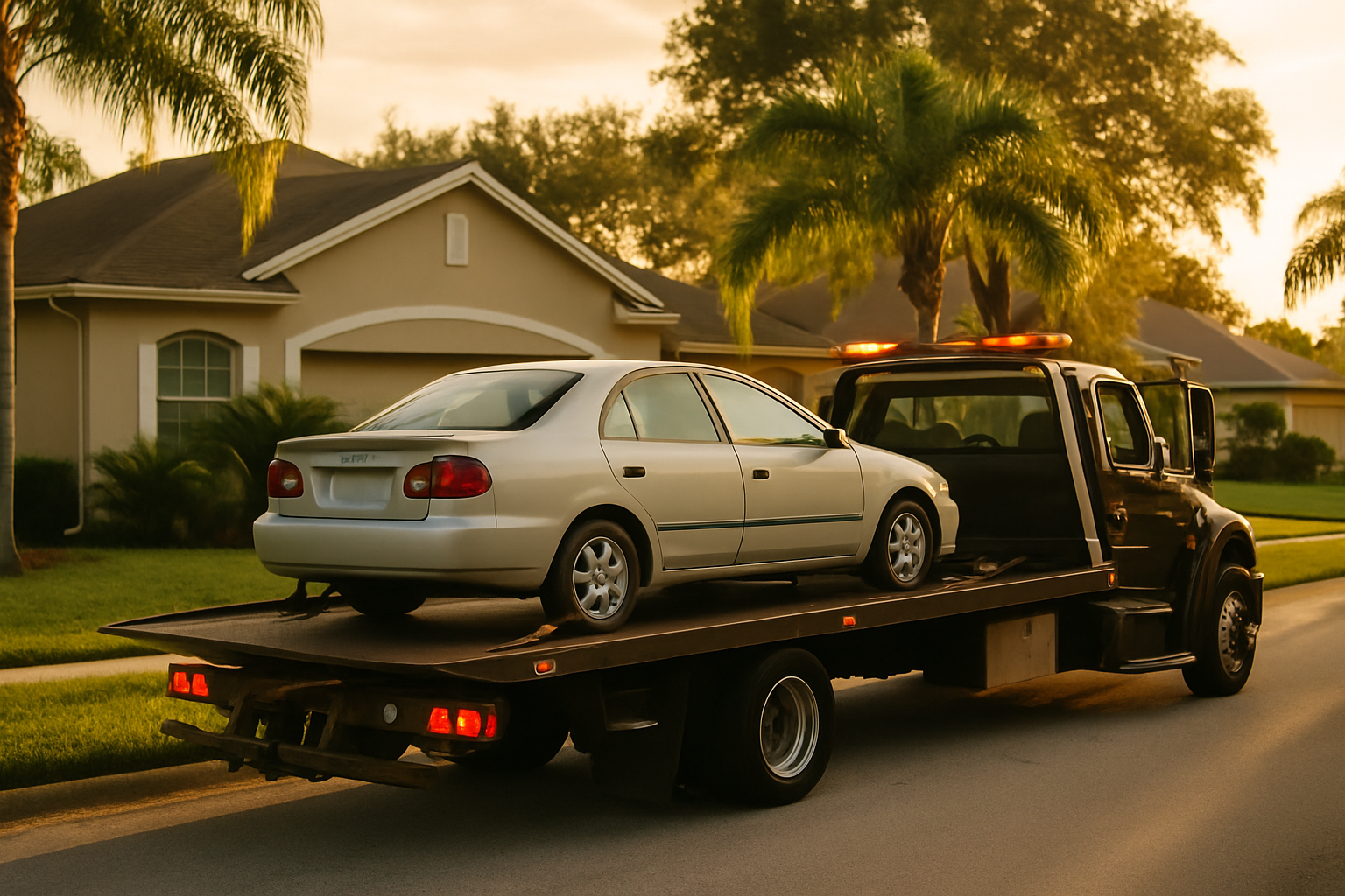 Vehicle donation moment in Florida
